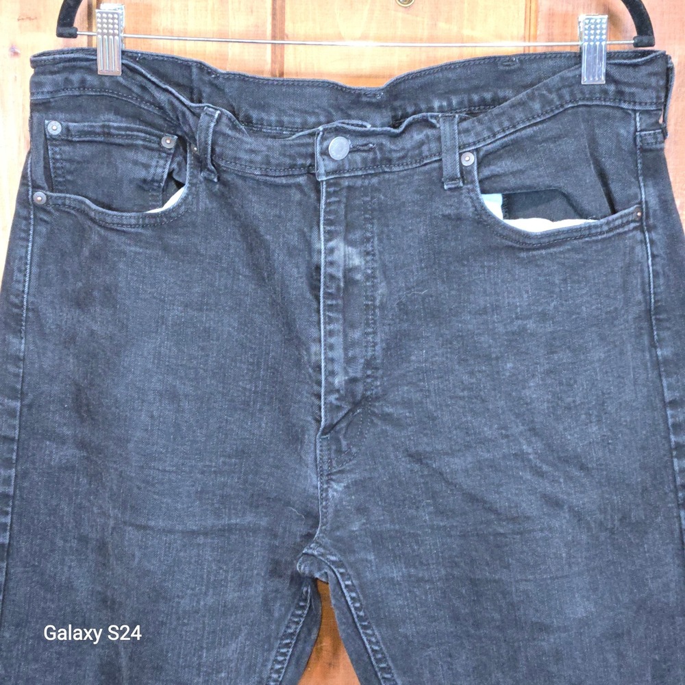 Levi Strauss Co 505 Jeans Black Denim Straight Leg W40 L32